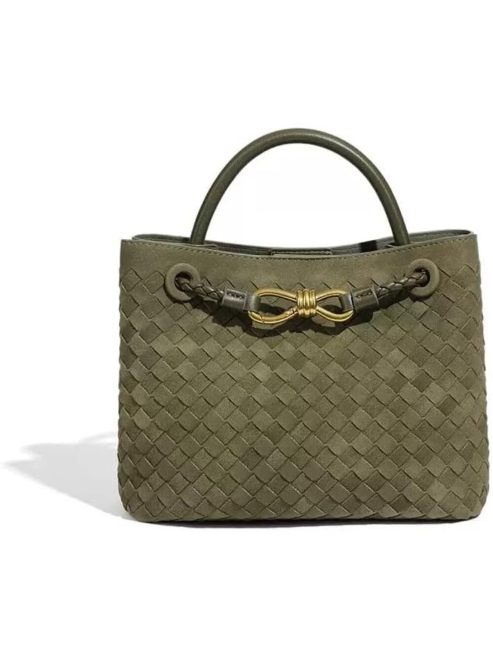 Stylish Woven Tote Bag for Women | Leather Shoulder Handbag & Top Handle Purse